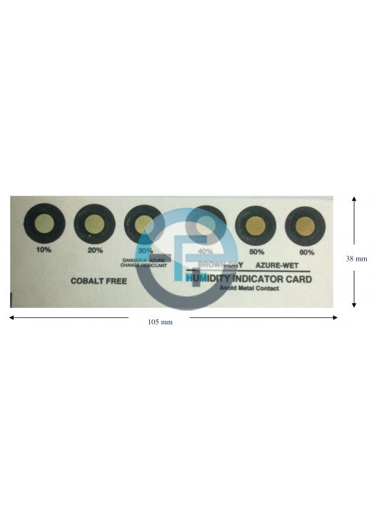 Humidity Indicator Cards - Cobaltic Cobaltic Hiccaps - HIC Without Cobaltcarts Moisture Indicator -