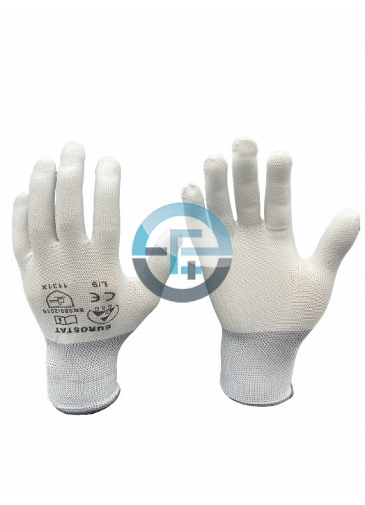 Weiße ESD-Handschuhe