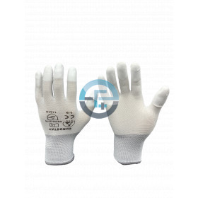 copy of ESD Dissipative Nylon Light Gloves Fingers and Palm Pu Coated / Whitecopy of Esd Dissipative Nylon Light Gloves Fingers 