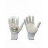 copy of ESD Dissipative Nylon Light Gloves Fingers and Palm Pu Coated / Whitecopy of Esd Dissipative Nylon Light Gloves Fingers 