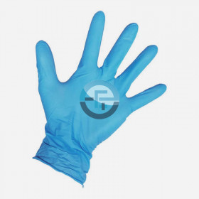 Blue disposable nitrile Gloves