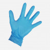 Blaue Einweg-Nitrilhandschuhe