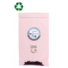 Standard Pink PE Recycled bags - 90µ - with Zip