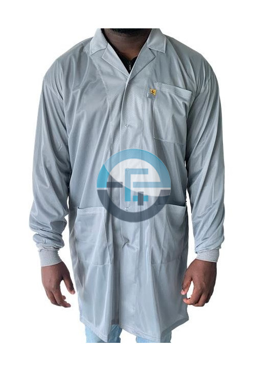 ESD Grounded Lightweight Labcoat Conductive Cuffs – Eurostat