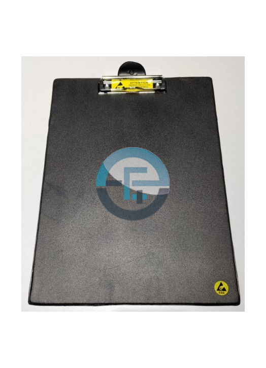 ESD Clipboard PU Chrome Clip A4 Suspension Hook Rs ≤ 10⁸ Ω – Eurostat