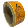 ESD Labels Roll 47×67mm Yellow/Orange 500 Labels – Eurostat