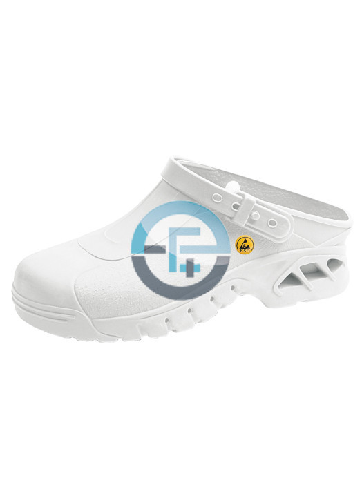 Clog white ESD – ESD-Occupational shoes autoklavierbare Clogs – Art. 3