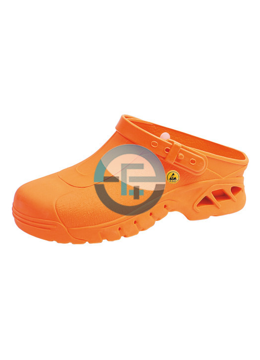 Clog orange ESD – ESD-Berufsschuhe autoklavierbare Clogs – Art.