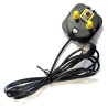 ESD Earth Bonding Plug Euro Mains Socket – 1 Stud 10 mm, 1.5 m Cord, 1 MΩ Resistor – Eurostat
