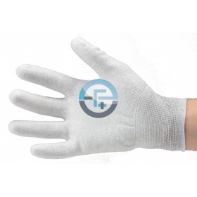 ESD Dissipative Nylon Light Gloves fingers and palm PU coated / greyESD Dissipative Nylon Light Gloves fingers and palm PU coate