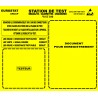 Wall Sign (french version) for WST100Wall Sign (french version) for WST100Wall Sign (french version) for WST100Wall Sign (french
