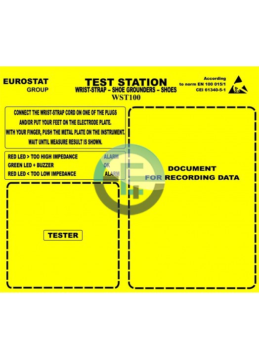 Wall Sign (english version)  for WST100Wall Sign (english version)  for WST100Wall Sign (english version)  for WST100Wall Sign (