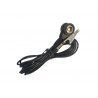 Grounding cord - banana plug + 1 female stud