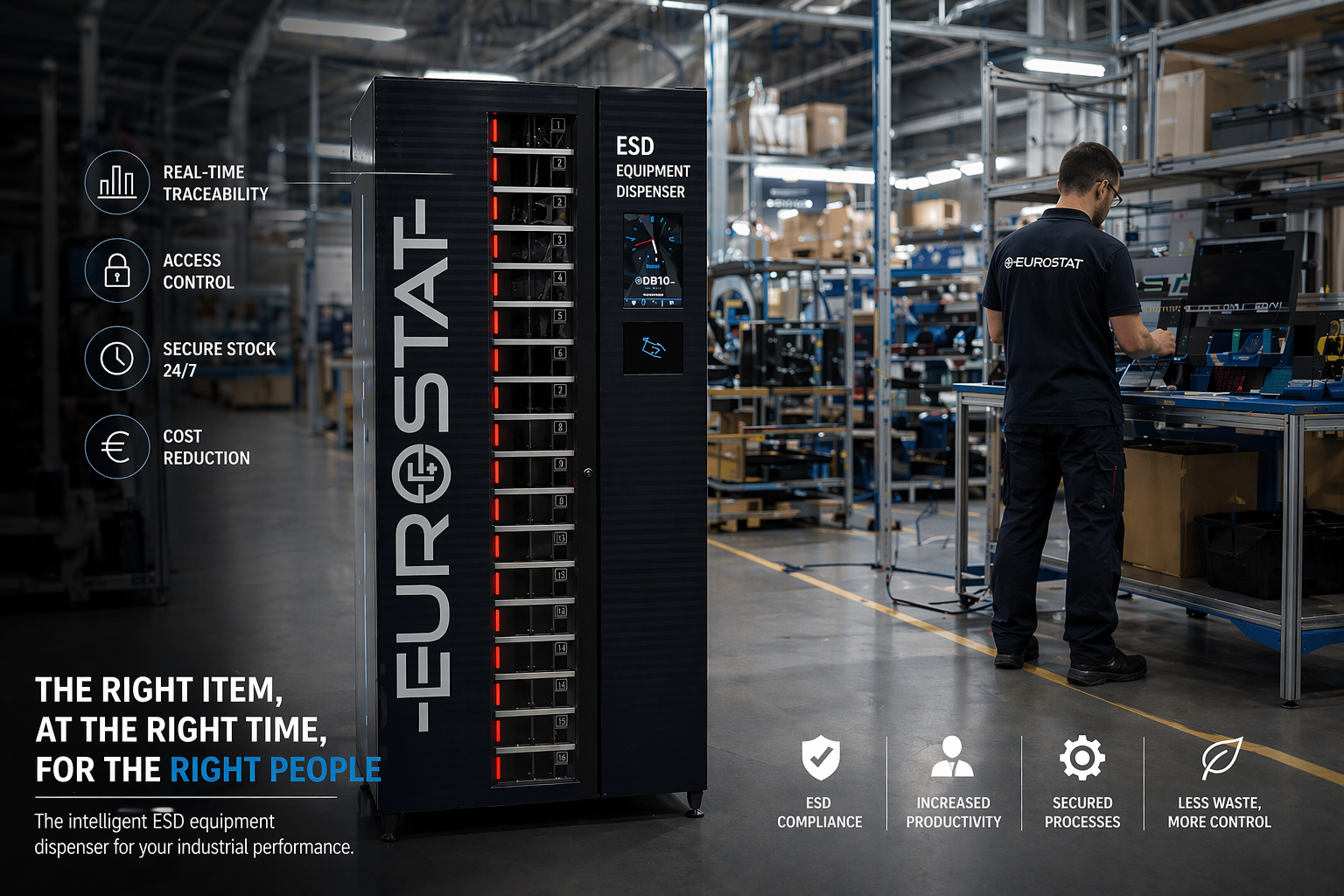 Eurostat D810 NEO ESD vending machine