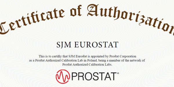 Eurostat officially certified as Prostat Authorized Calibration Lab